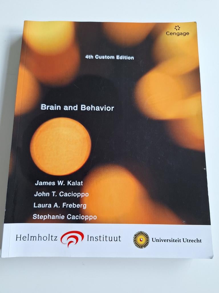 Brain and Behavior, Boeken, Diverse auteurs, Ophalen of Verzenden, Beta, WO