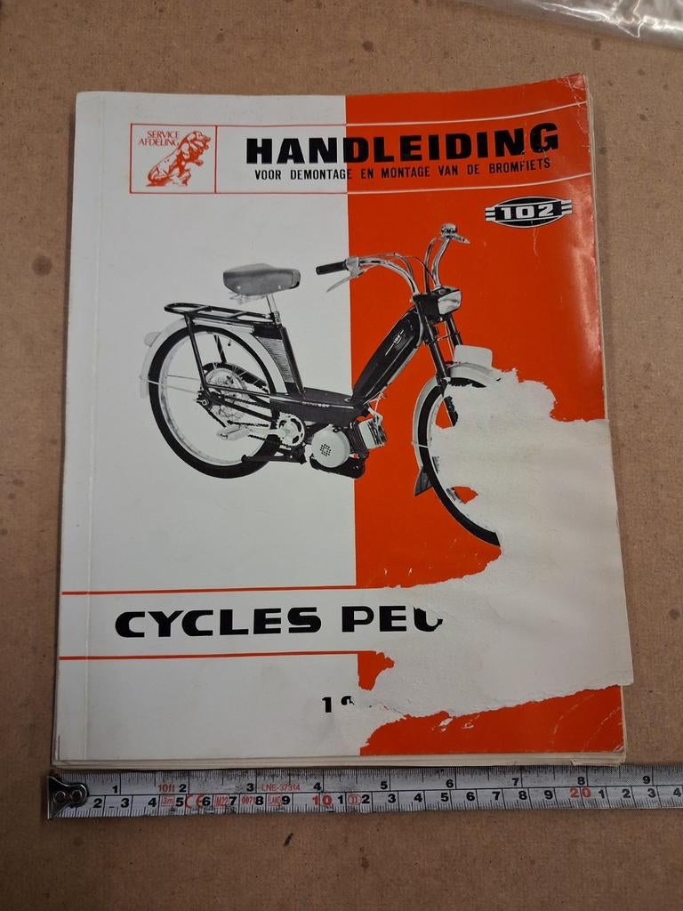 Handleiding Peugeot bromfiets 102, Ophalen of Verzenden