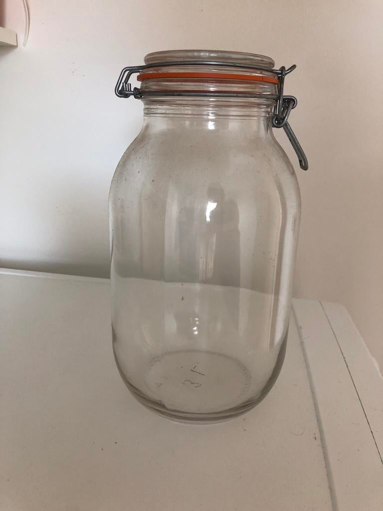 Wekpot, Ophalen, Gebruikt, Glas, Pot, Bus of Blik