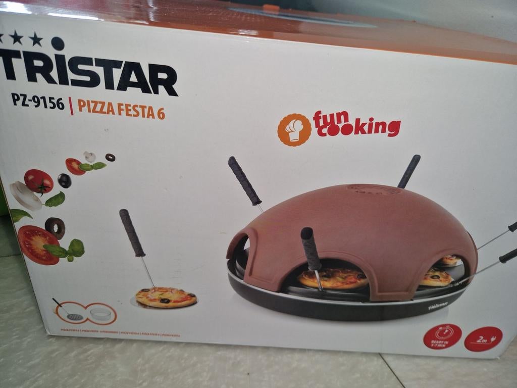 Tristar PZ-9156 Pizza Festa 6, Ophalen