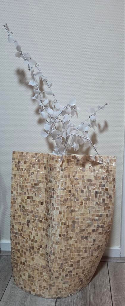 Unieke mozaïek bloemenvaas - Decoratieve vaas, Huis en Inrichting, Woonaccessoires | Vazen, Ophalen of Verzenden