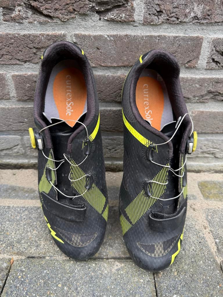 Northwave storm carbon maat 47 - Zwart/Geel, Fietsen en Brommers, Fietsaccessoires | Fietskleding, Ophalen of Verzenden, Gebruikt