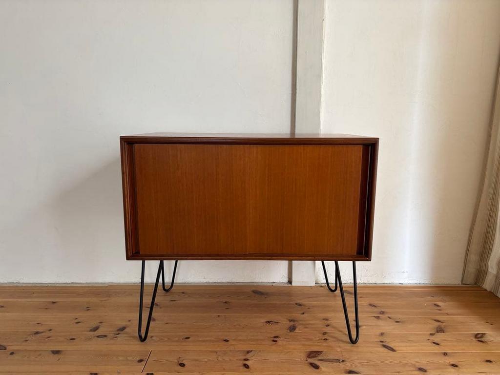 Deense mid century sideboard, Ophalen of Verzenden, Zo goed als nieuw, 25 tot 50 cm, 50 tot 100 cm