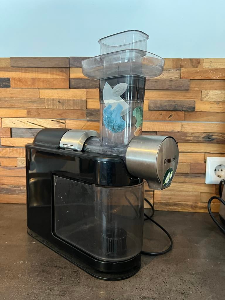Philips HR1946 Slowjuicer - Perfect voor gezonde sappen!, Witgoed en Apparatuur, Juicers, Ophalen, Gebruikt, Elektrisch, Slowjuicer