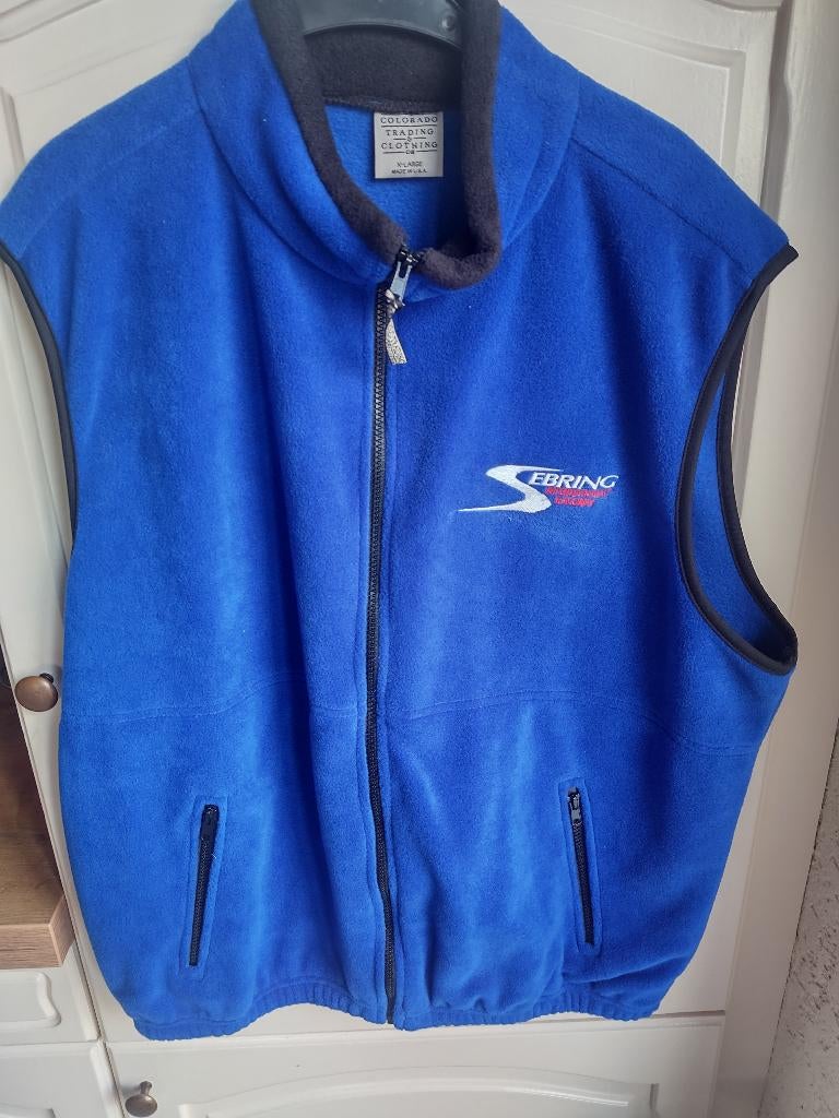 Bodywarmer International Speedway Sebring Florida XL Nieuw, Kleding | Heren, Bodywarmers, Onbekend, Blauw, Ophalen of Verzenden