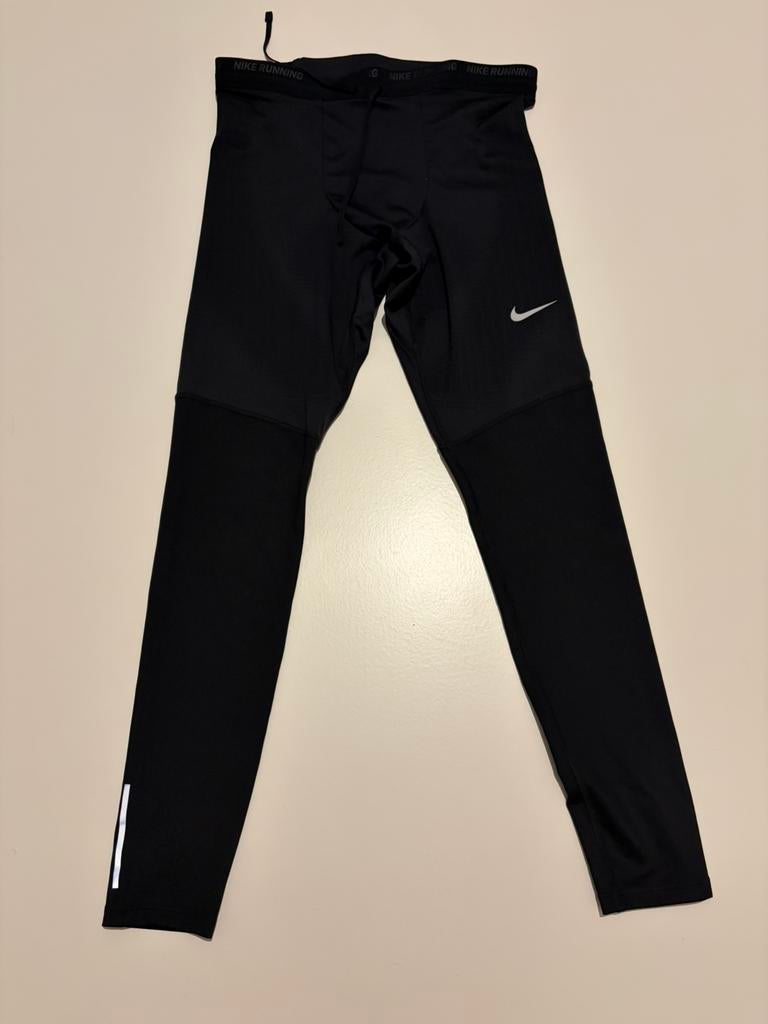 Nike Running Broek, Kleding | Heren, Sportkleding, Zwart, Nieuw, Hardlopen of Fietsen, Verzenden