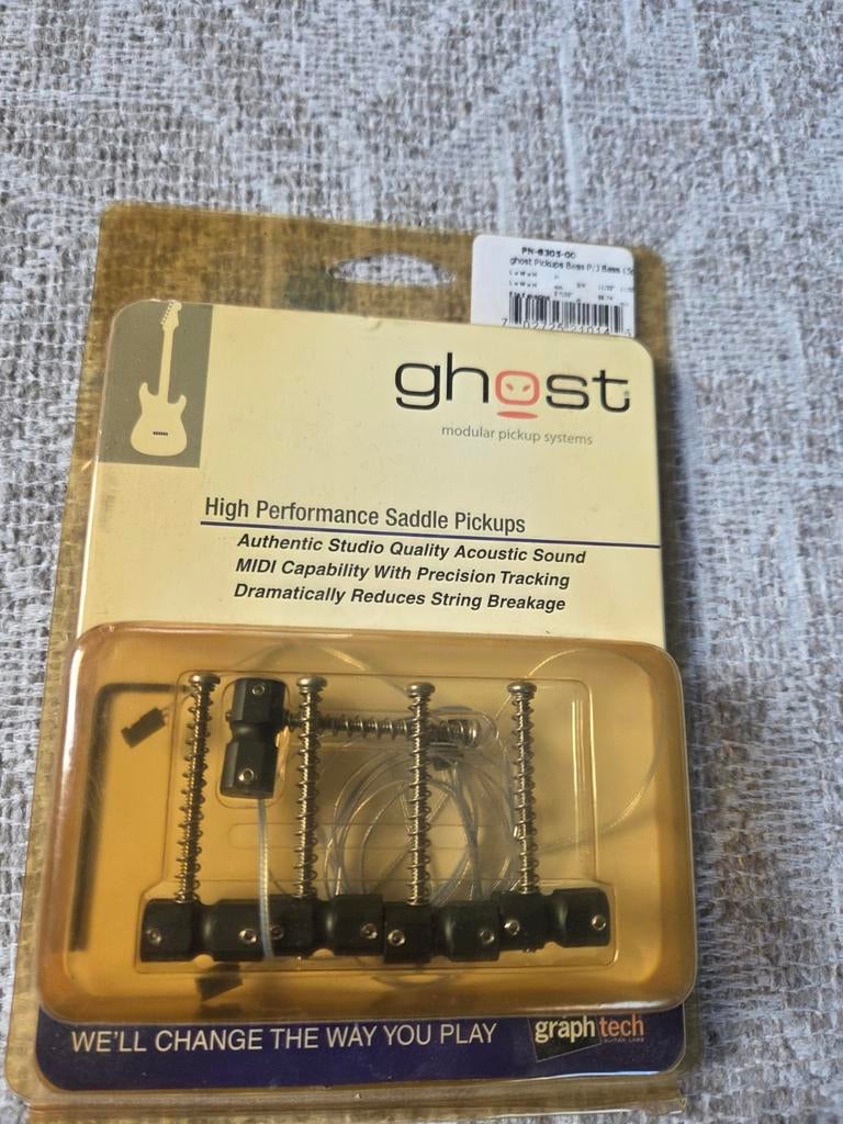 Ghost Modular Pickup Systeem Basgitaar, Muziek en Instrumenten, Instrumenten | Onderdelen, Nieuw, Ophalen of Verzenden
