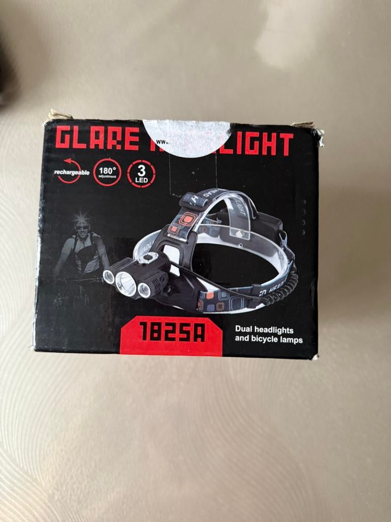 Hoofdlamp, Ophalen, Nieuw, Batterij