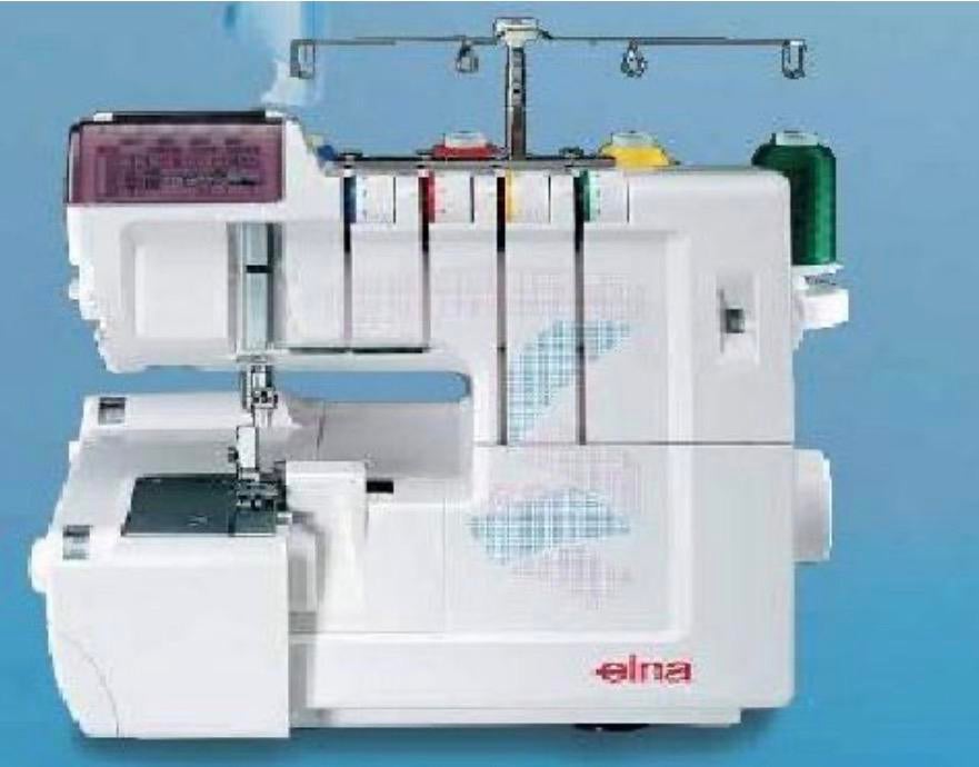 Elna 686 Lockmachine - Zo goed als nieuw!, Ophalen of Verzenden, Zo goed als nieuw, Lockmachine, Overige merken