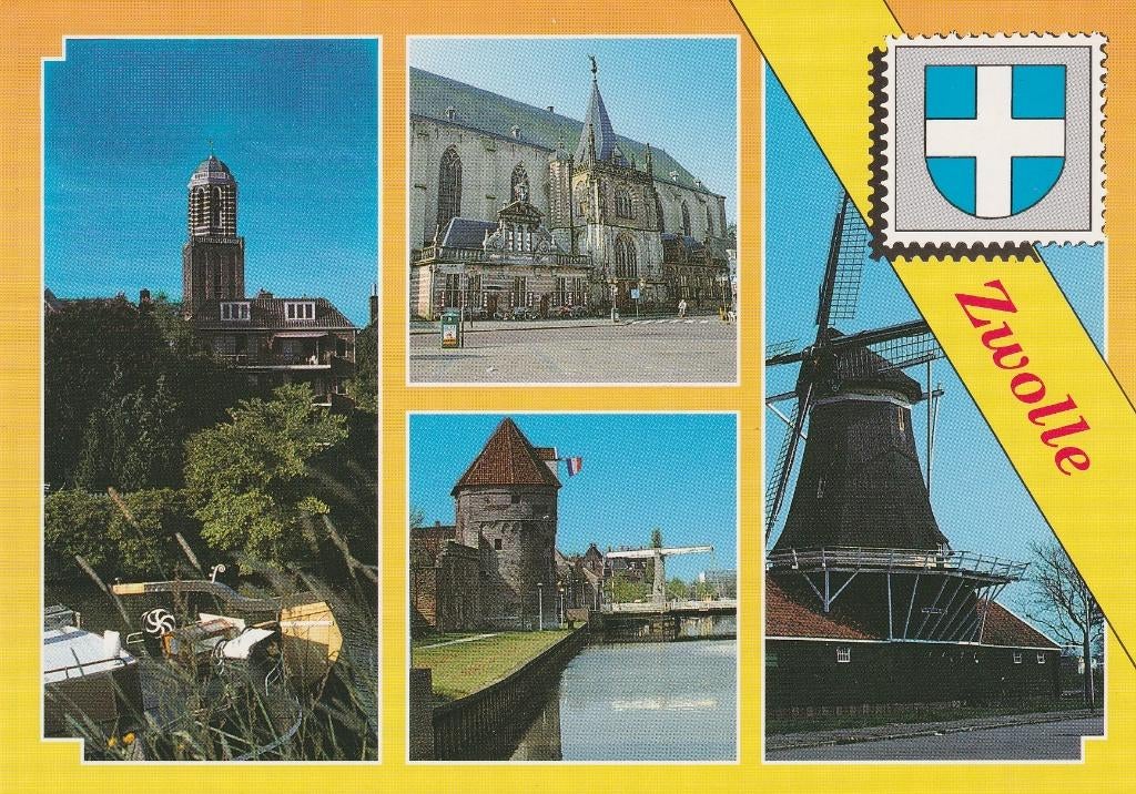 Zwolle, Ophalen of Verzenden, 1960 tot 1980, Ongelopen, Overijssel