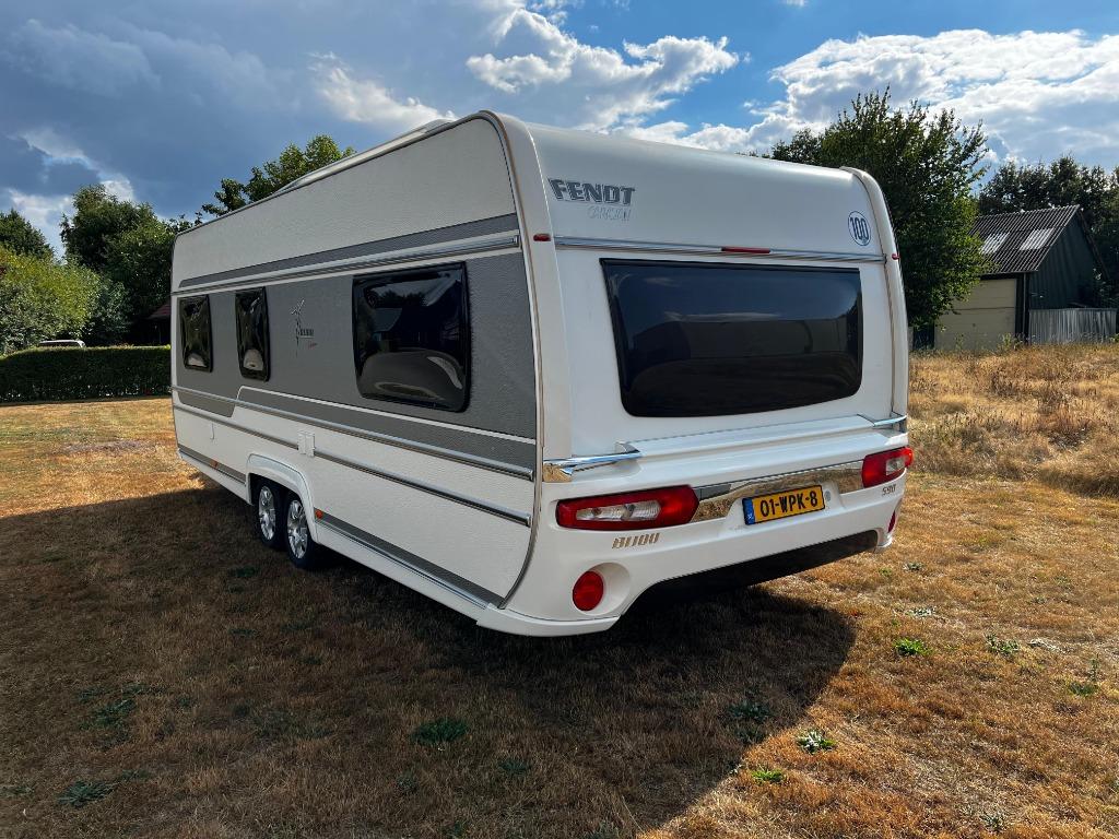 Fendt Bijou 590 Vast bed / Airco / Voortent, Caravans en Kamperen, Caravans, Rondzit, Bedrijf, Tot en met 4, 1000 - 1250 kg