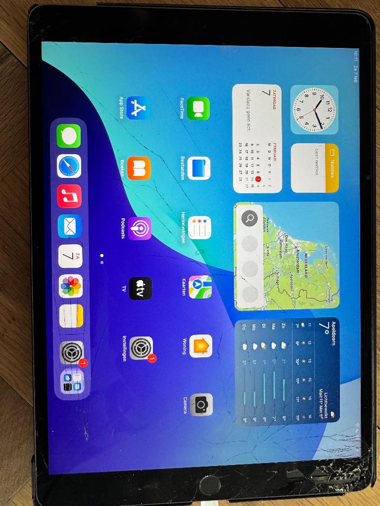 iPad Air 3e gen (gebroken scherm) - 64GB, Computers en Software, Apple iPads, 10 inch, Gebruikt, Apple iPad Air, Ophalen of Verzenden