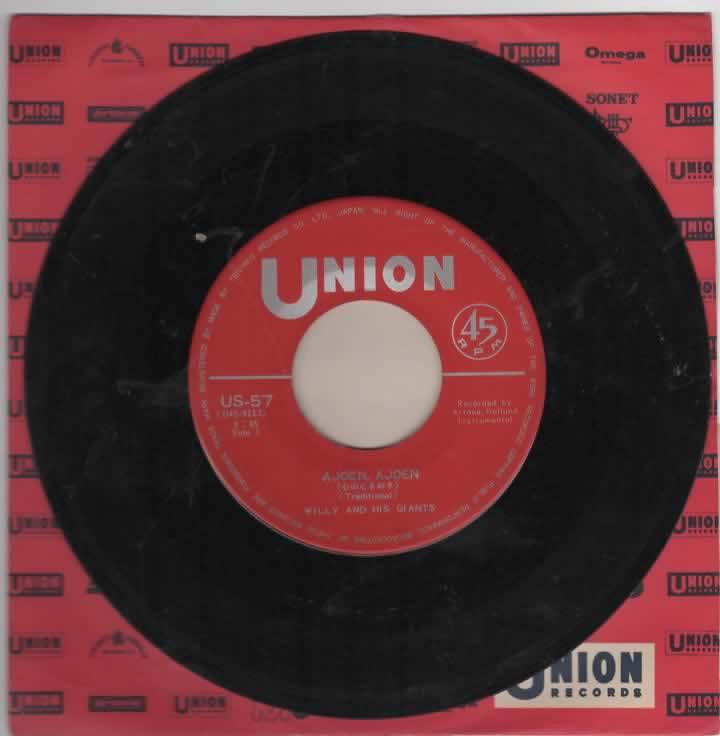 Nederrbeat- Willy and Giants- Ajoen, ajoen Japanse persing!!, Verzenden, 7 inch, Zo goed als nieuw, Pop