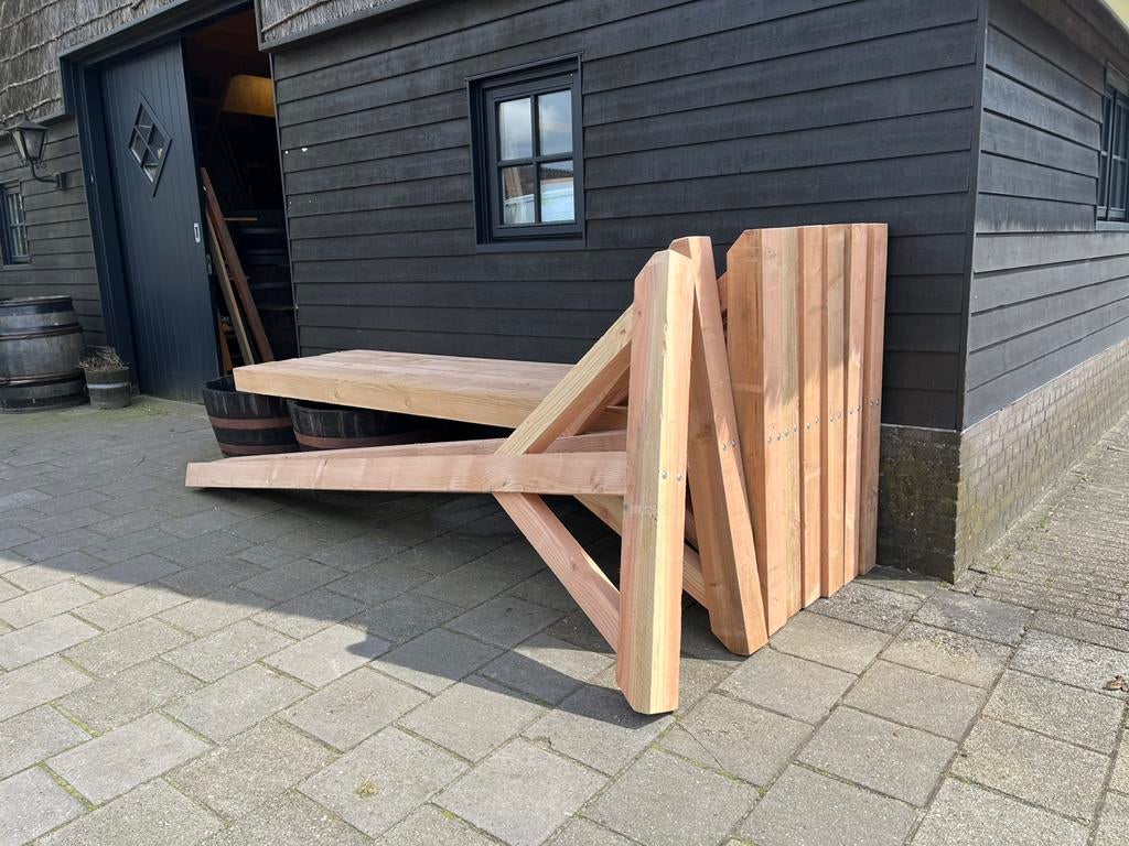 Waslijnpalen douglas hout nostalgie reclamepalen, Ophalen of Verzenden, Nieuw, Palen