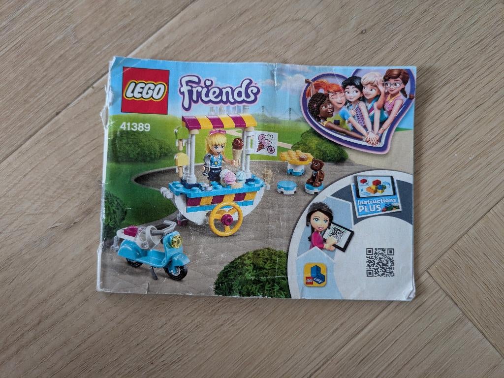 Lego Friends 41389 Ijskar, Ophalen of Verzenden, Zo goed als nieuw, Complete set, Lego