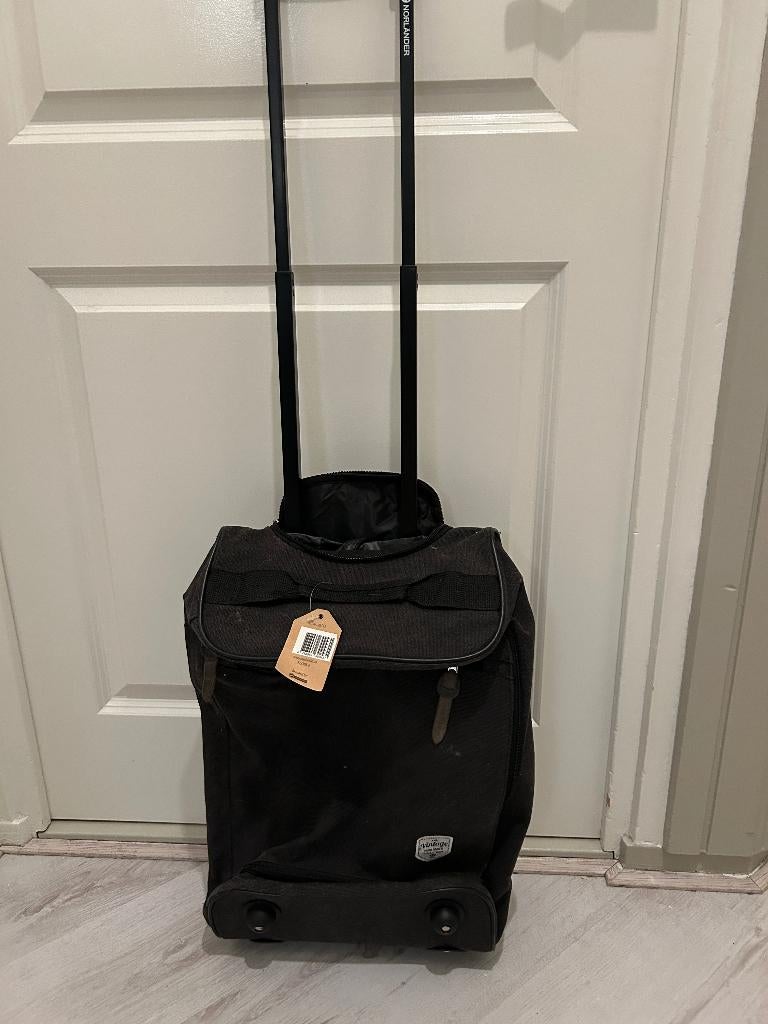 reistas met trekstang norlander, Zwart, Minder dan 35 cm, Ophalen of Verzenden, Zo goed als nieuw