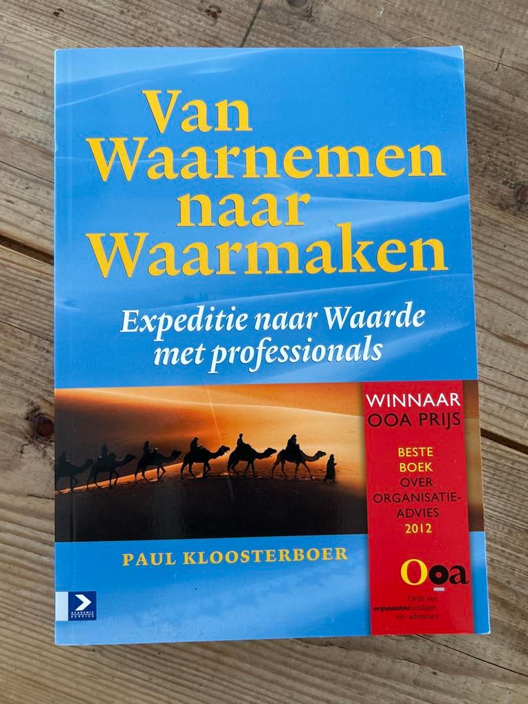 Van Waarnemen naar Waarmaken - Paul Kloosterboer, Ophalen of Verzenden, Zo goed als nieuw