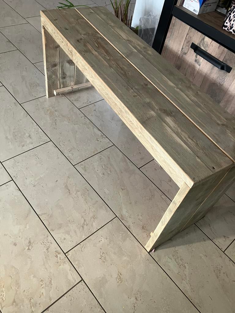 Mooi steiger houten  kinder bureau, Ophalen of Verzenden, Zo goed als nieuw