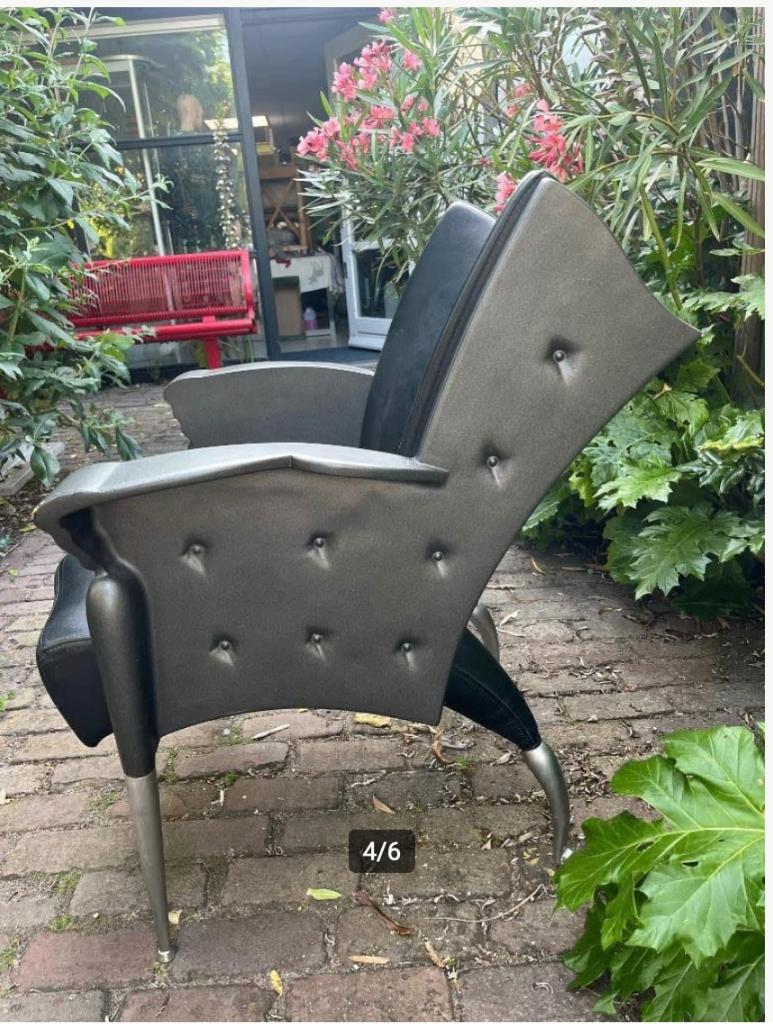 Borsek Sipek Maletak fauteuil perfecte staat zeldzaam, Ophalen, Memphis Design, 75 tot 100 cm, Zo goed als nieuw