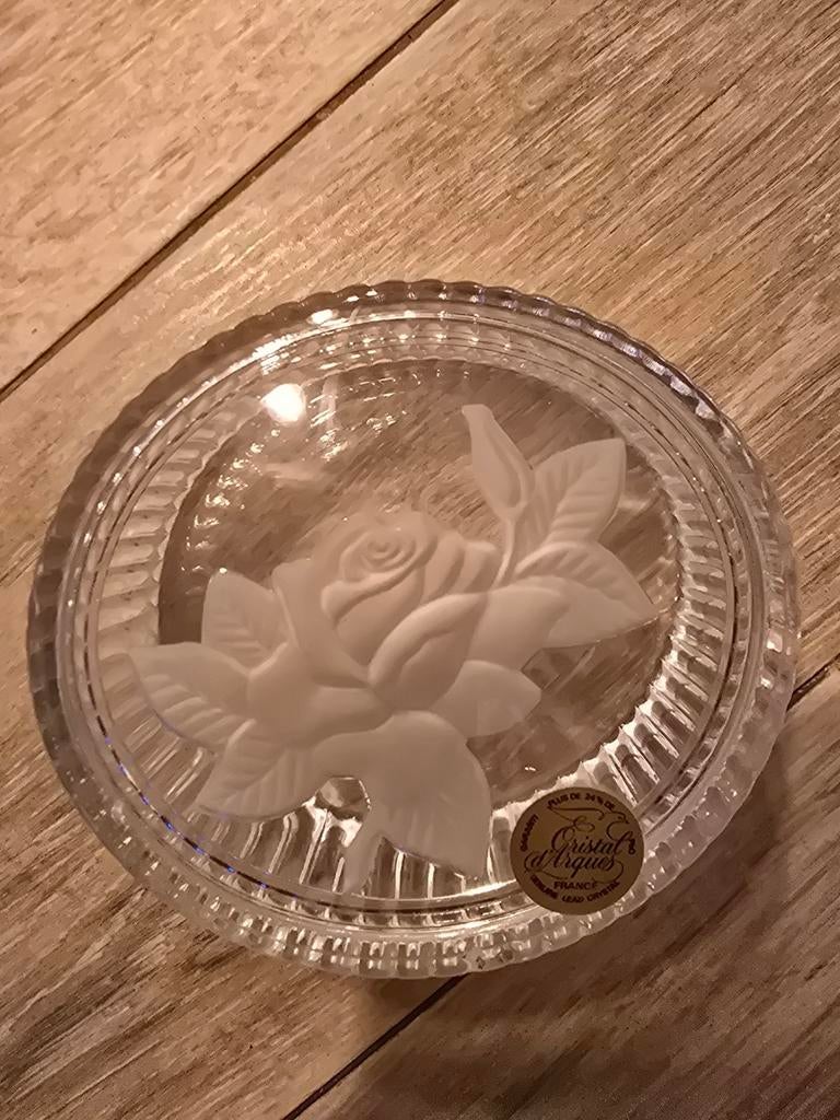 Kristallen Doosje Cristal d'Arques, Ophalen of Verzenden