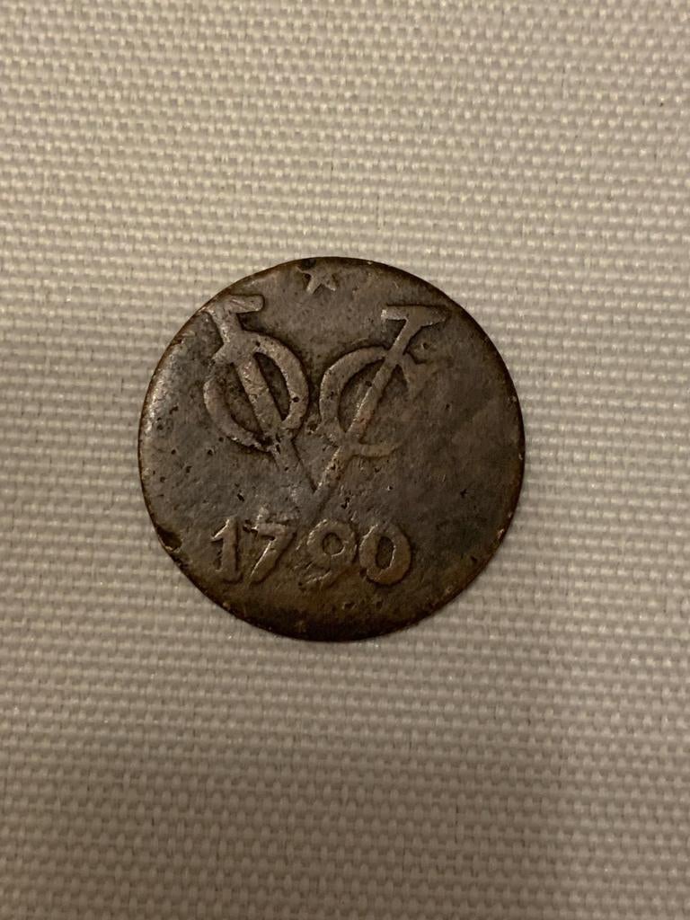 VOC Duit 1790 - Zeldzame Munt, Ophalen of Verzenden, Zuidoost-Azië, Losse munt