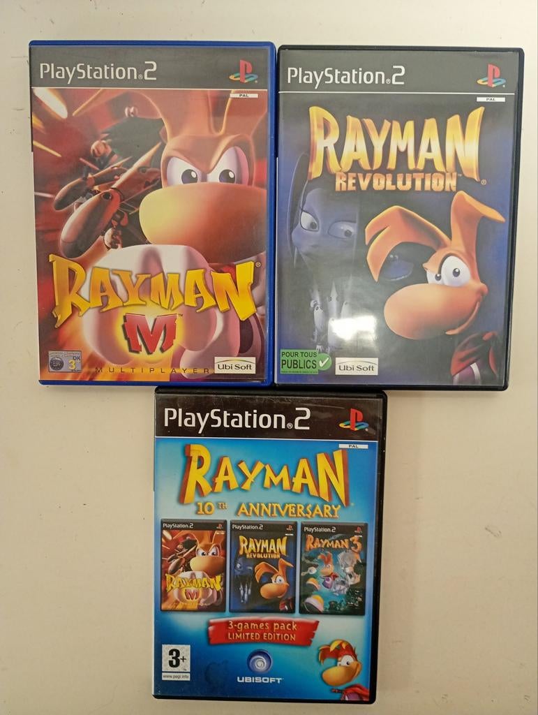 Rayman games, Avontuur en Actie, 1 speler, Ophalen of Verzenden, Zo goed als nieuw