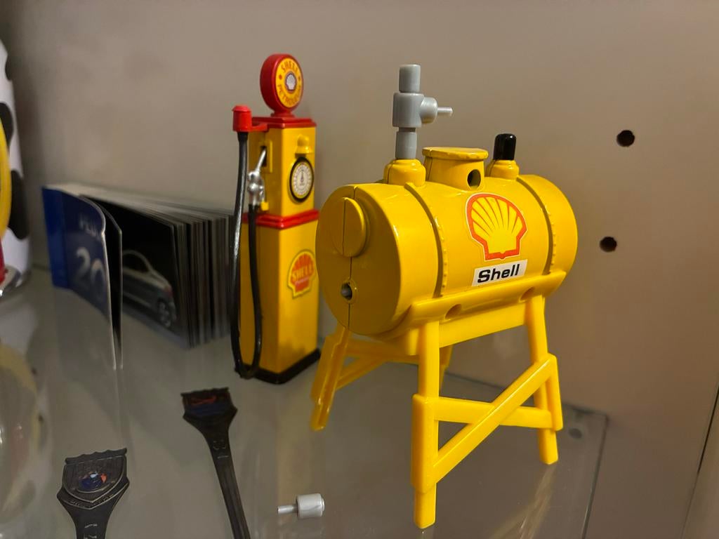 Shell Tank en Pomp Model, Verzamelen, Ophalen of Verzenden, Gebruikt, Auto's