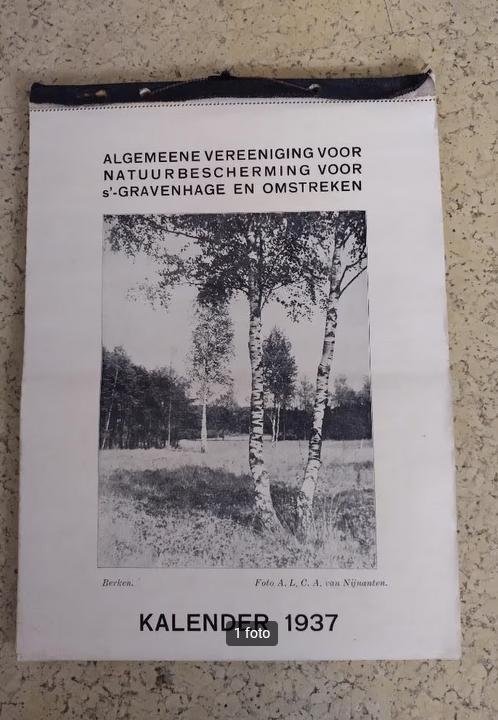 kalender 1937, Verzamelen, Overige Verzamelen, Gebruikt, Ophalen of Verzenden