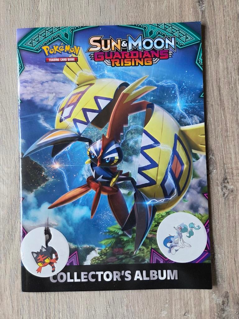 Pokémon verzamelalbum - Sun & Moon Guardians Rising, Verzenden, Zo goed als nieuw, Boek of Catalogus