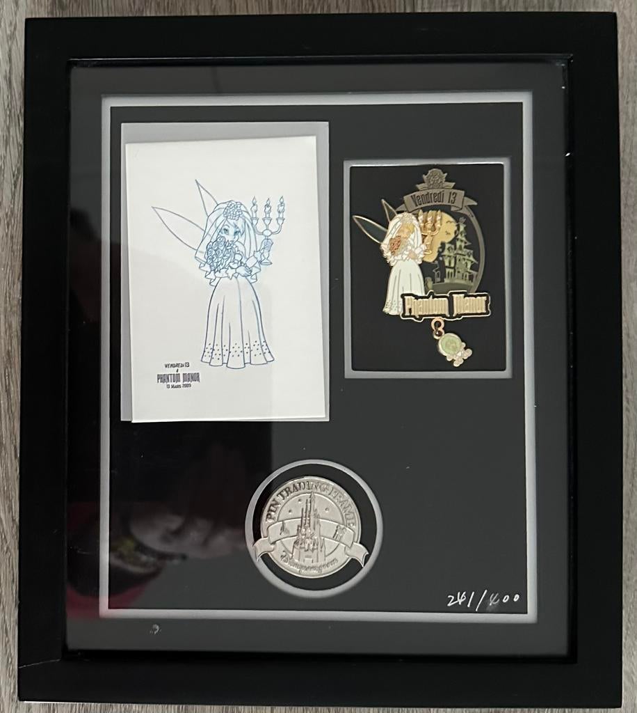 Tinker Bell Disneyland Parijs Certificaat nummer 241/400, Ophalen, Overige figuren, Zo goed als nieuw, Overige typen