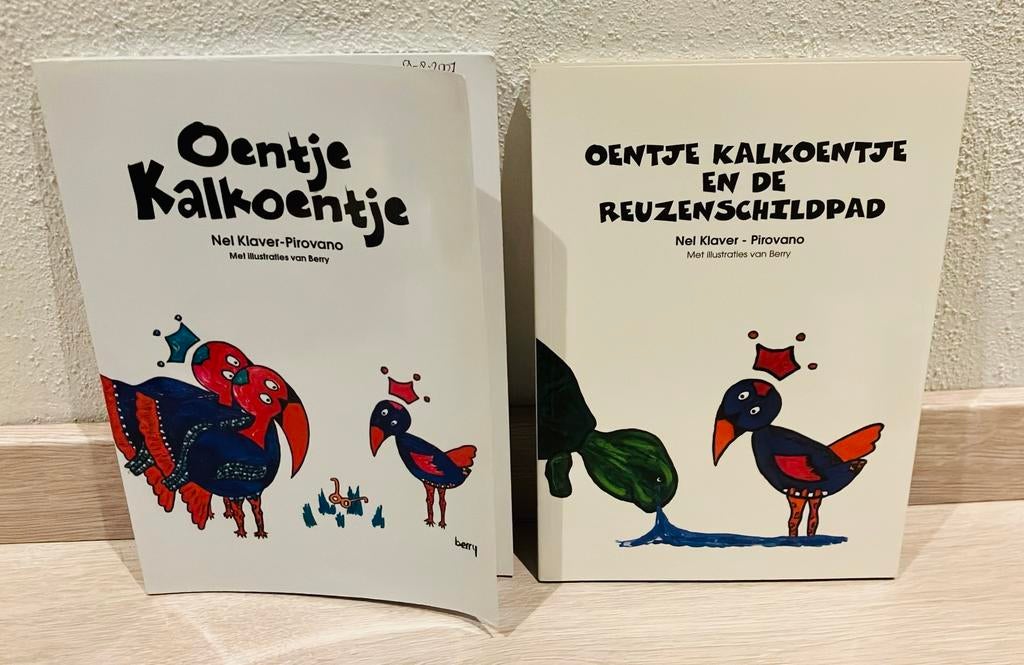 ACTIE boek Oentje Kalkoentje de reuzenschildpad Deel 1 + 2, Ophalen of Verzenden, Zo goed als nieuw, Fictie algemeen