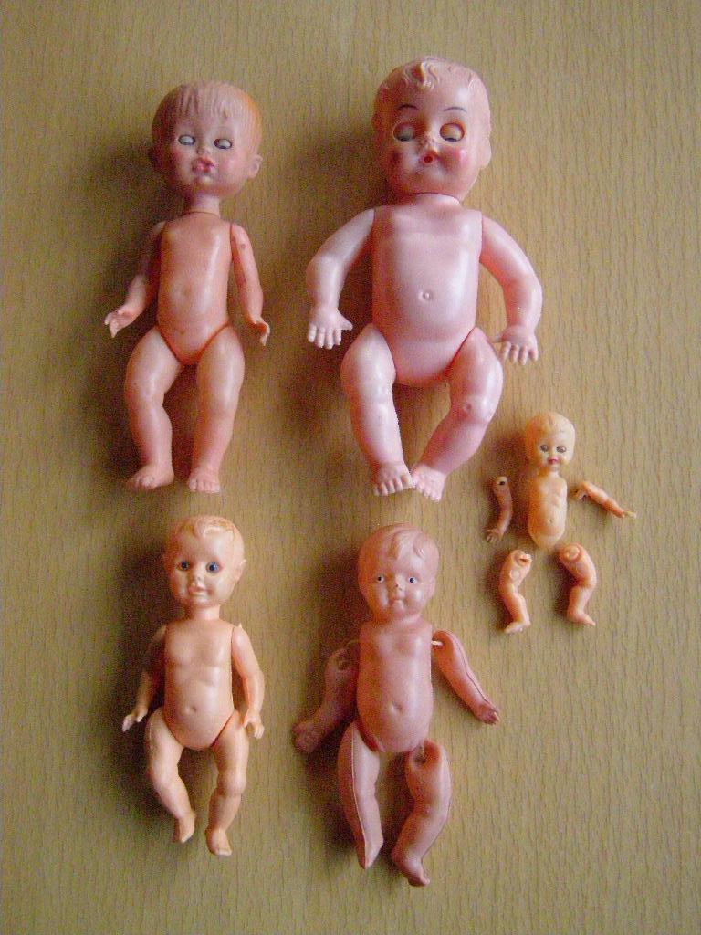 VINTAGE CELLULOID POPJES ITALY HONGKONG, Ophalen of Verzenden, Gebruikt, Pop