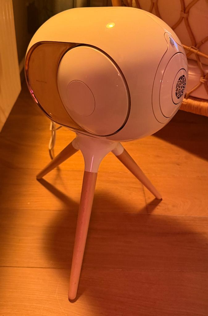 Devialet Phantom Gold 107 dB | Treepod en afstandsbediening, Overige merken, Gebruikt, Ophalen of Verzenden, 120 watt of meer