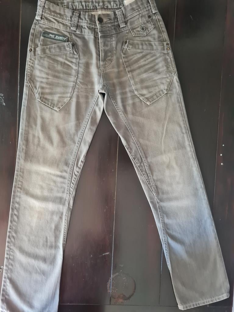 GRIJZE CLASSIC PME LEGEND AVIATOR STRAIGHT FIT JEANS 30,/34!, Kleding | Heren, Spijkerbroeken en Jeans, W32 (confectie 46) of kleiner