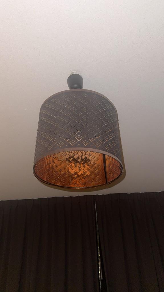 Ikea Lamp met gouden binnenkant nymo, Ophalen of Verzenden, Zo goed als nieuw, Minder dan 50 cm