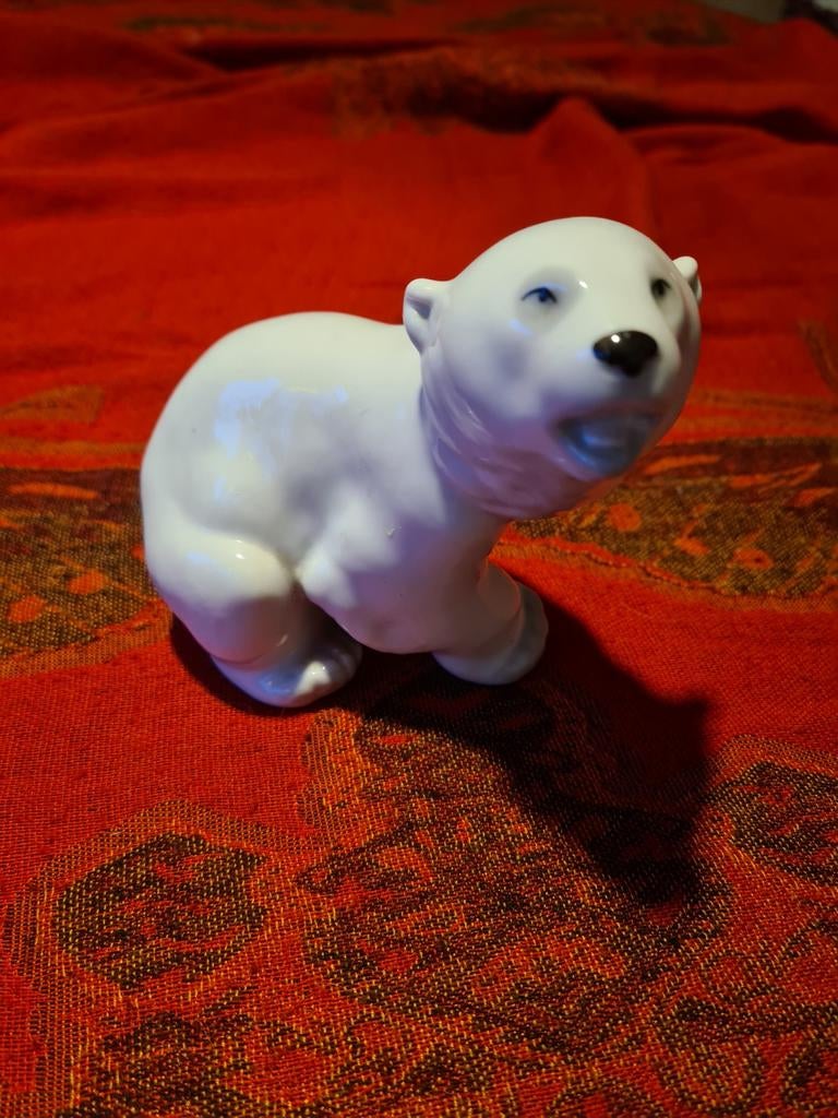 Ijsbeer Lomonosov ?porseleinen beeld, Ophalen of Verzenden