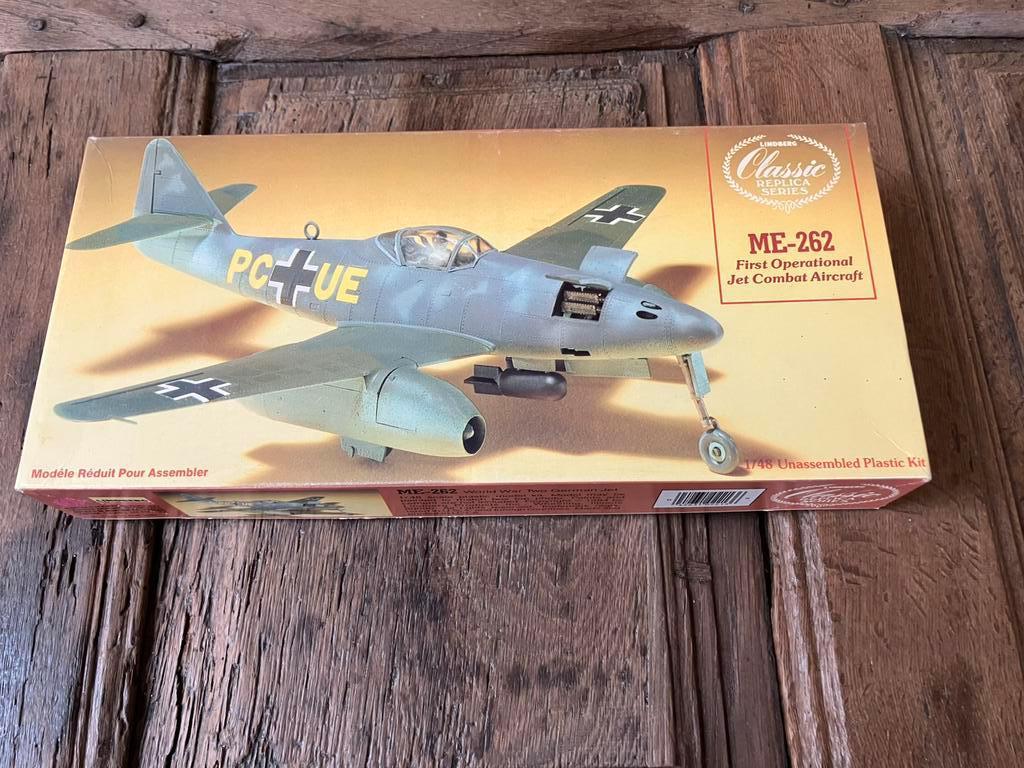 ME-262, vintage Lindberg Classic Series, 1:48, 1984, Ophalen of Verzenden