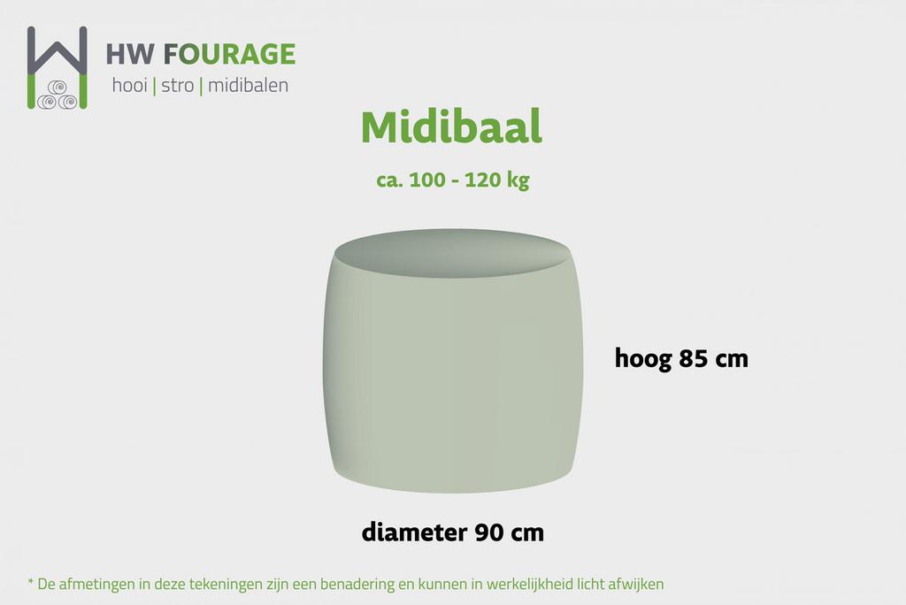 Hooi midibalen, Ophalen of Verzenden