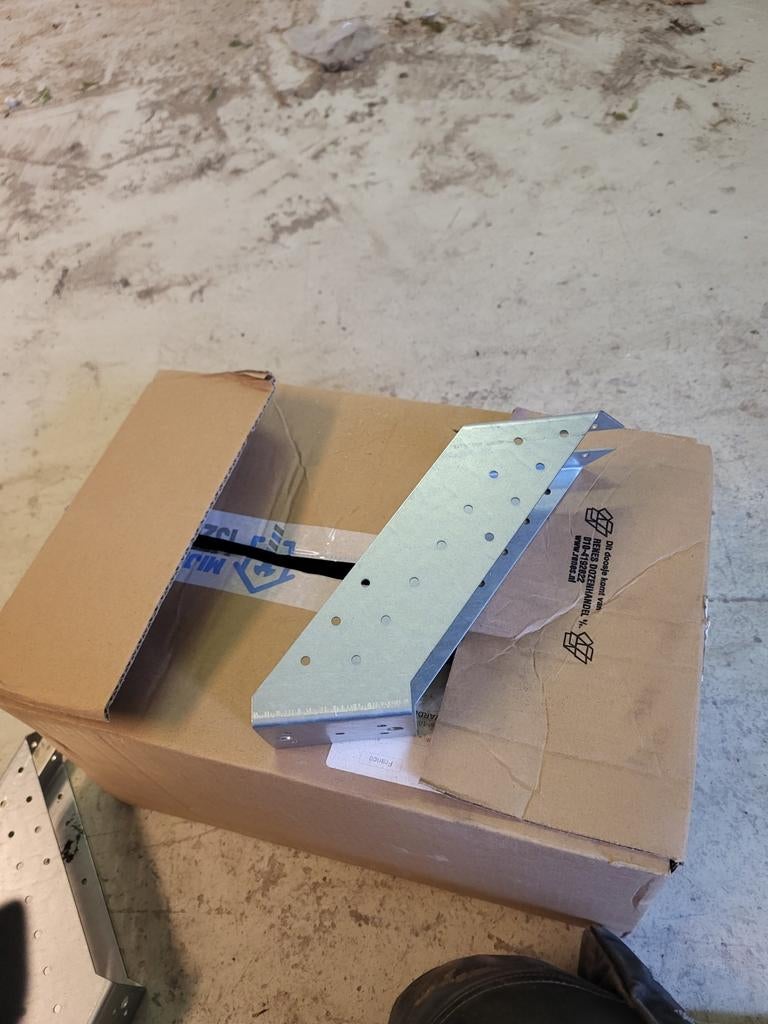 Doos gordinglas 50 x 150 mm incl. Regelnagels 4.5x 400 mm, Ophalen of Verzenden