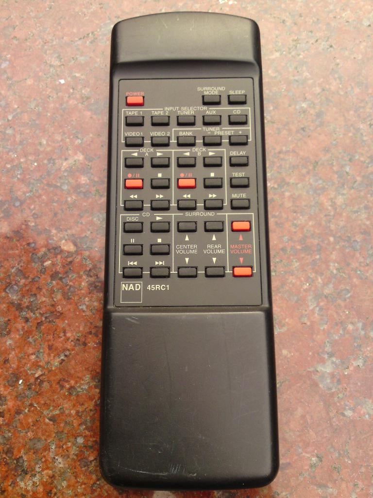 NAD 45RC1 afstandsbediening, Ophalen of Verzenden, Gebruikt, Origineel, Vhs