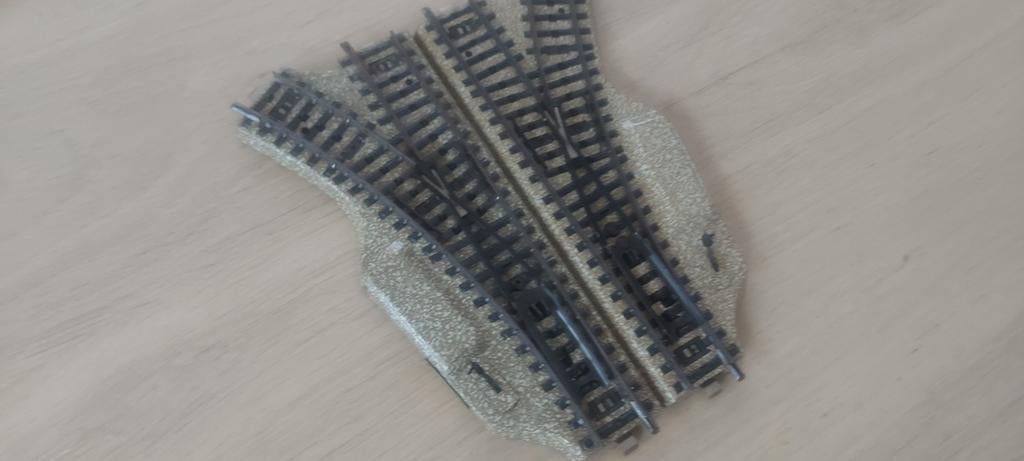 1 paar Märklin handwissels voor m-rails artnr 5221, Ophalen of Verzenden, Wisselstroom, Rails, Märklin