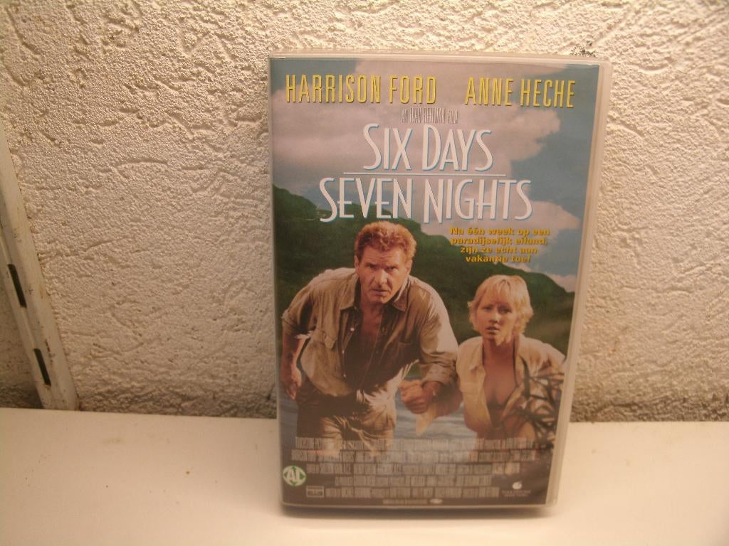 vhs 78b six days seven nights, Alle leeftijden, Ophalen of Verzenden, Gebruikt, Komedie