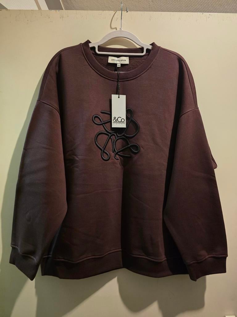 Nieuw &co woman andcowoman and cowoman 3xl trui aubergine, Ophalen of Verzenden, Nieuw, Maat 46/48 (XL) of groter, Paars