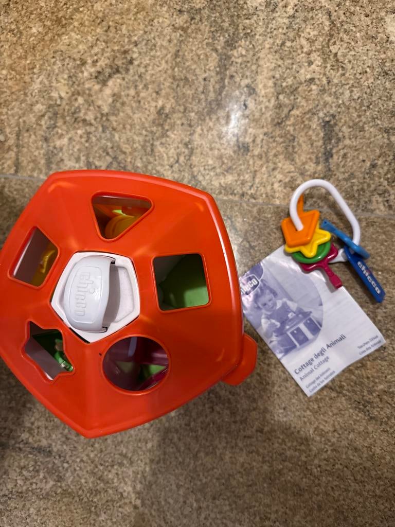 Chicco Vormenstoof met Sleutels - Educatief Speelgoed, Ophalen of Verzenden, Zo goed als nieuw, Jongen of Meisje