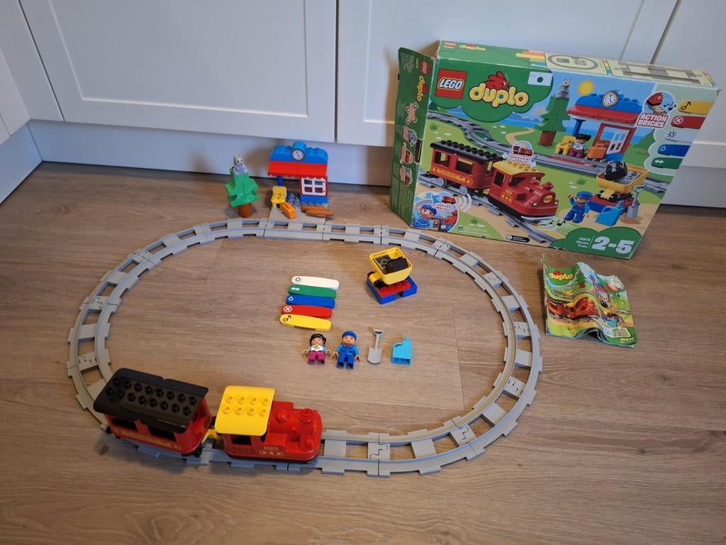 Duplo trein 10874, Ophalen of Verzenden, Gebruikt, Complete set, Lego