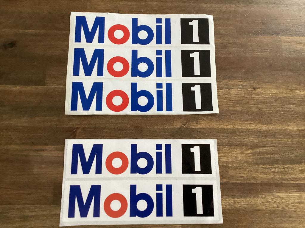 Grote stickers Mobil 1, Verzenden, Nieuw, Overige typen