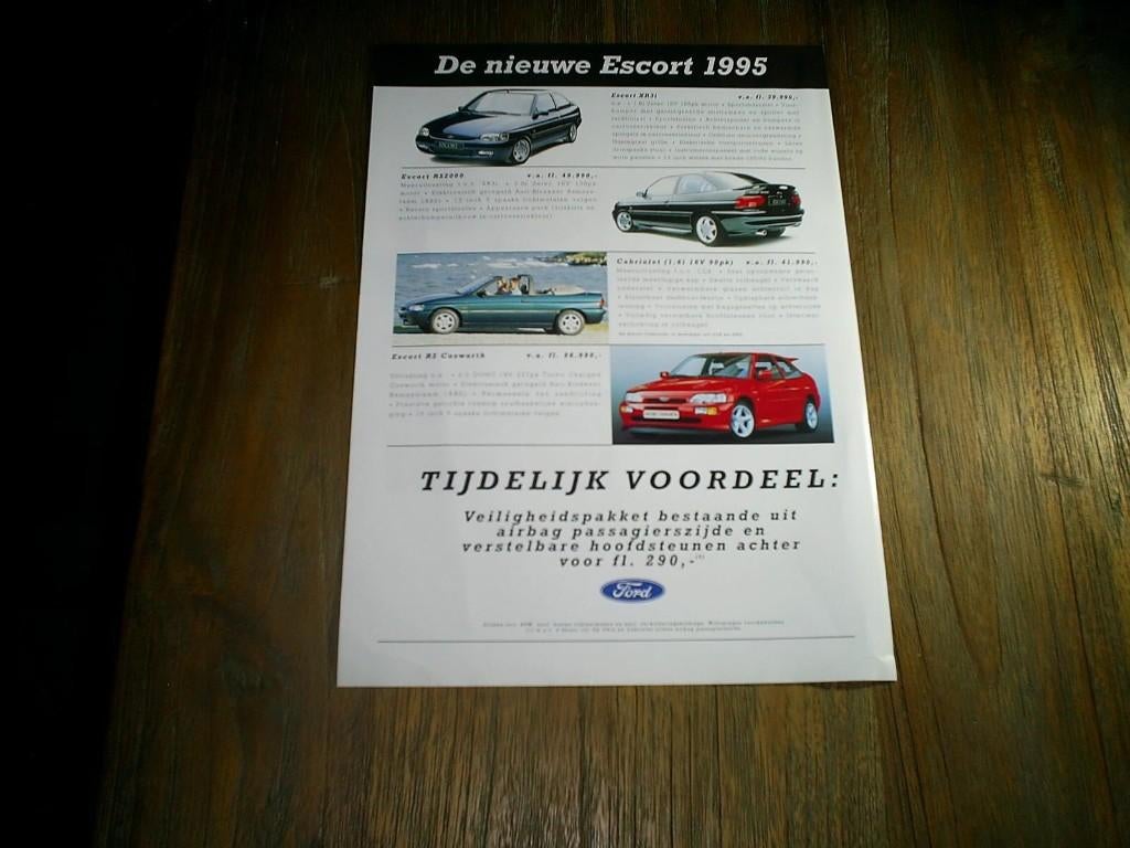 De Nieuwste Ford Escort o.a. Cosworth / RS 2000 / XR3i, Verzenden, Zo goed als nieuw, Ford