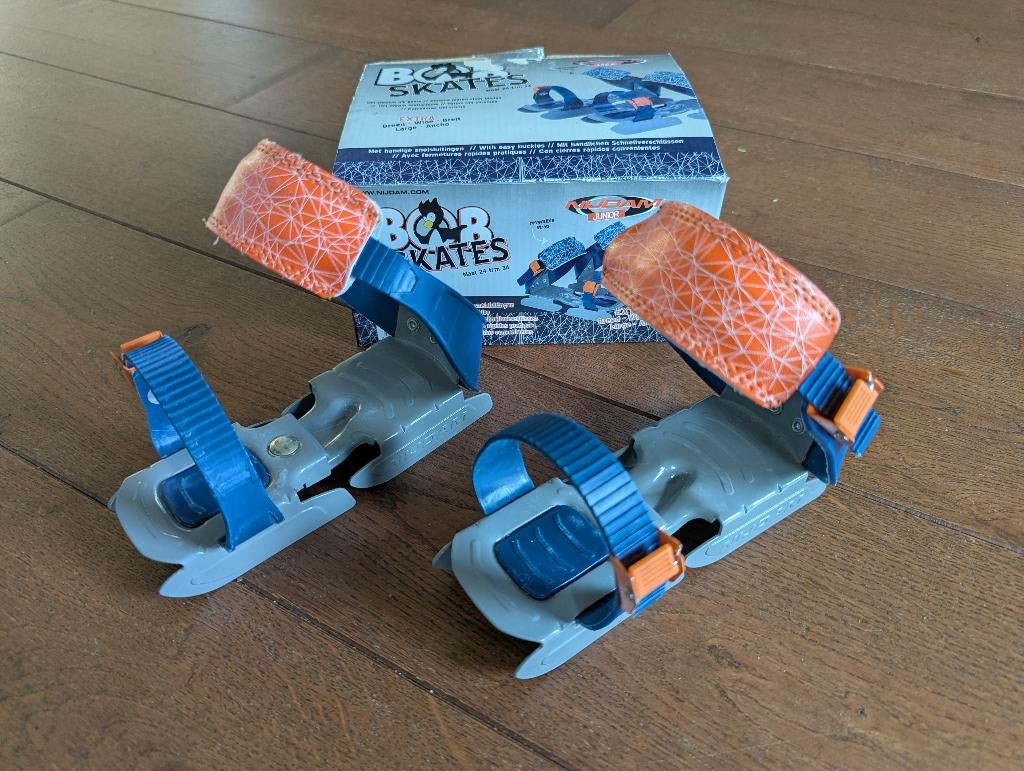 Nijdam glij ijzers verstelbaar in maat 24 t/m 34, Ophalen, Gebruikt, Overige typen, Nijdam