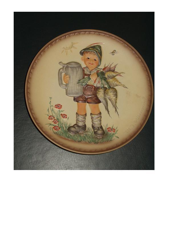 wandbord hummel reliefbord Für´s Vaterle For the father, Antiek en Kunst, Antiek | Porselein, Ophalen of Verzenden