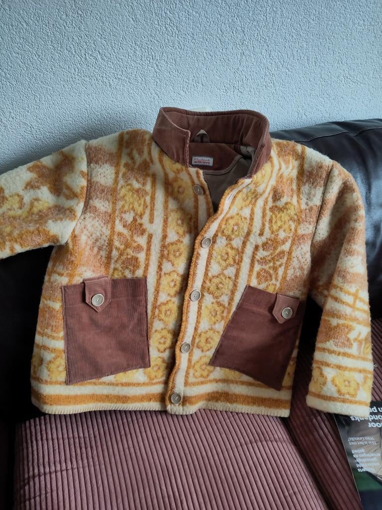 Warme comfortabele duurzame dekenjas L (40-42), Kleding | Dames, Jassen | Winter, Beige, Maat 42/44 (L), Nieuw, Ophalen of Verzenden